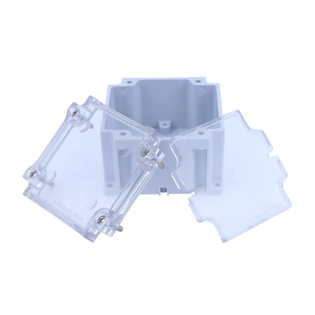 ABS Enclosure 80 x 82 x 55 mm Clear IP67