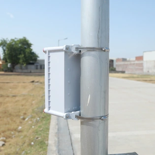 Pole Mounted Enclosure 290x200x130 ABS Grey 2-7 Inch