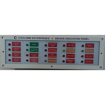 ENGINE DRIVER INDICATION PANEL- 20 LED