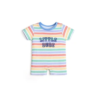 LITTLE DUDE STRIPED BOYS BODY SUIT