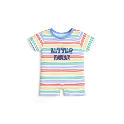 LITTLE DUDE STRIPED BOYS BODY SUIT