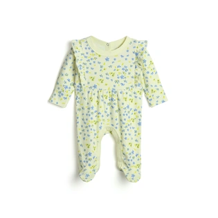 FLOWER AOP GIRLS SLEEPSUIT