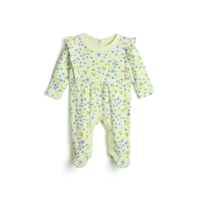 FLOWER AOP GIRLS SLEEPSUIT