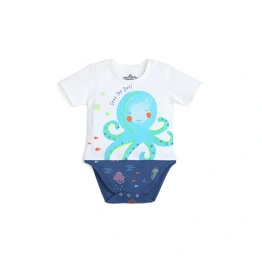 BODYSUIT AQUA SOLID BOYS