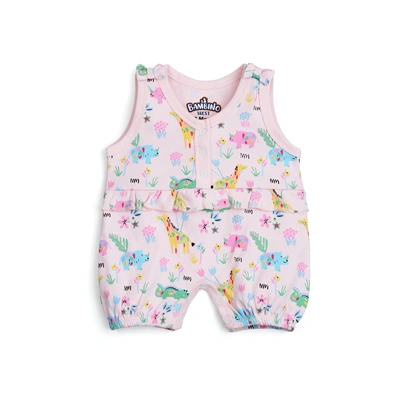 ANIMAL AOP GIRLS BODYSUITS