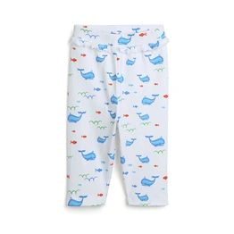 AQUA WHALE AOP GIRLS LEGGING