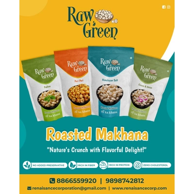 Raw Green Flavour Makhana