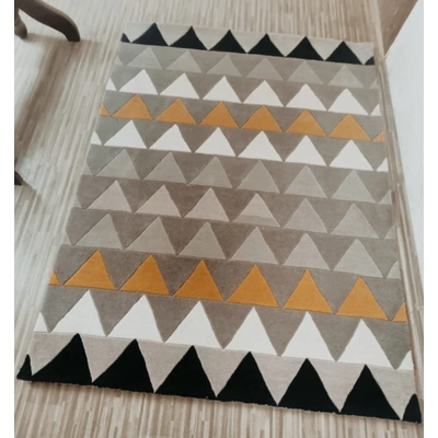 Hand tufted woolen flooring carpet and rugs