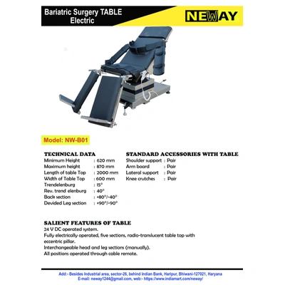 Bariatric Surgery Table