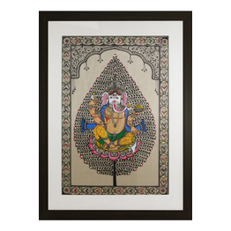 Gonasika Tree of Life Orissa Pattachitra Ganesha Painting