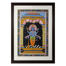 Gonasika Orissa Pattachitra – Vishnu Chaturbuja