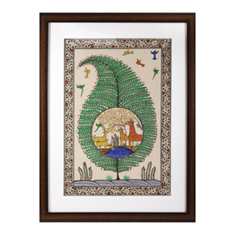 Gonasika Tree of Life Orissa Pattachitra Painting