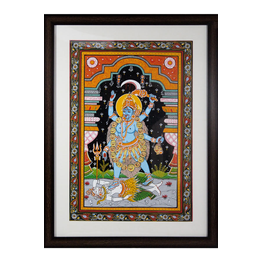 Gonasika Orissa Pattachitra – Goddess Kali