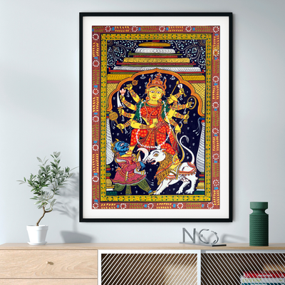 Gonasika The Durga Darbar Pattachitra Art Painting For Home Wall Art Decor