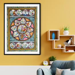 Gonasika Shri Ganesh Ganpati Journey Pattachitra Artwork Art Painting For Home Wall Art Decor