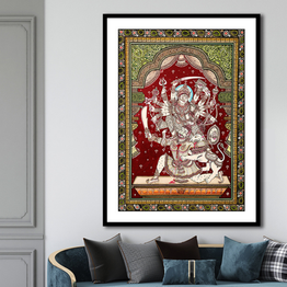 Gonasika Maa Durga Avatar Pattachitra Art Painting For Home Wall Art Decor