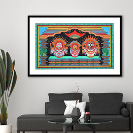 Gonasika Jagannath Darbar Pattachitra Art Painting For Home Wall Art Decor