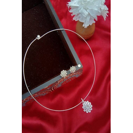 Gonasika Silver Linings Gul Hasli Silver Filigree Necklace