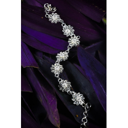 Gonasika Silver Linings Chakri Silver Filigree Handmade Bracelet