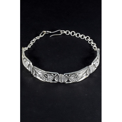 Gonasika Silver Linings Paisley Silver Filigree Handmade Bracelet