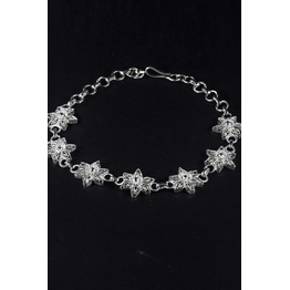 Gonasika Silver Linings Sitara Silver Filigree Handmade Bracelet