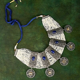 Gonasika Amulet Anakamala Silver Necklace