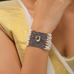 Gonasika Raj-Kanya Silver Bracelet