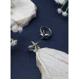 Gonasika Star oxidised Toe Ring