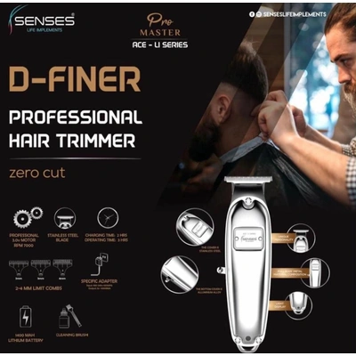 Senses Life Implements: D-Finer Professional Beard & Hair Cutting Trimmer and Clipper Machine