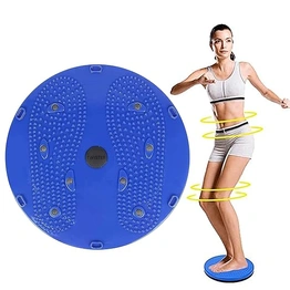 Manogyam 2 in 1 tummy twister cum acupressure mat with magnets for Ab Exerciser (Multicolor)