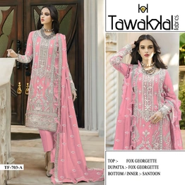 Design Number: 703 Fancy Ladies Fox Georgett Suit