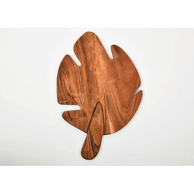 Leaf Shape Acacia Wood Cutting Board