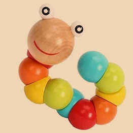 Wooden Caterpillar Toy