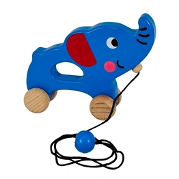 Wooden Push and Pull Toy - Elephant