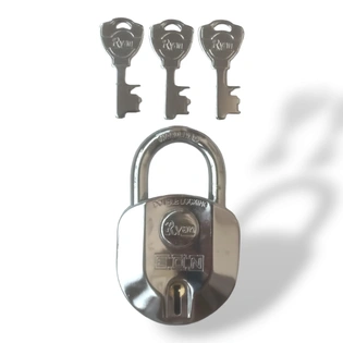 Ryan Eon, 66 mm , 8 lever, steel padlock