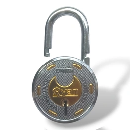 Ryan Active 65 mm Steel Padlock - 8 Lever Security with 3 Keys