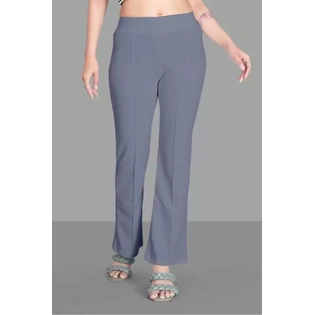 Regular fit Women Trousers Grey