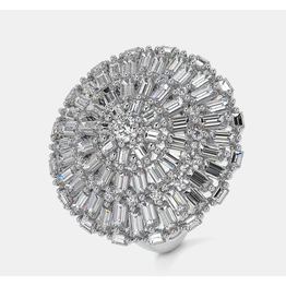 Buguette Diamond Ring