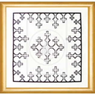 Crosses & Crosses Cross Stitch Cushion Kit