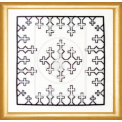 Crosses & Crosses Cross Stitch Cushion Kit