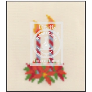 Christmas Candles Cross Stitch Kit for Children