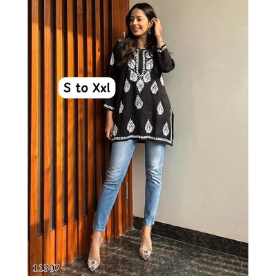 SHORT CHICKEN KARI TUNIC LAKHNAVI TOPS