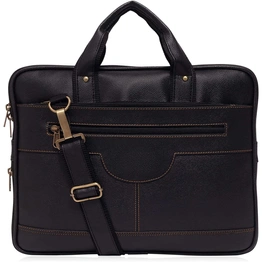 Elegant Leatherette Laptop Bag - Affordable Luxury for Professionals