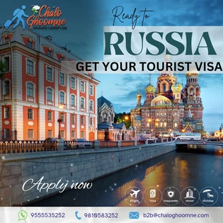 Russia Sticker Visa only on Passport and Photo