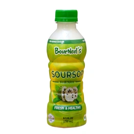 BourNeel's® Soursop Sugar Free Fruit Juice 250 ml Pack of 1 | No Added Sugar | Immunity Booster | Natural & Healthy Graviola Laxman Phal Fruit Pulpy Juice Drink | High Vitamin C