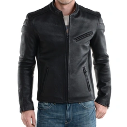 Men's Genuine Leather jacket fully customized