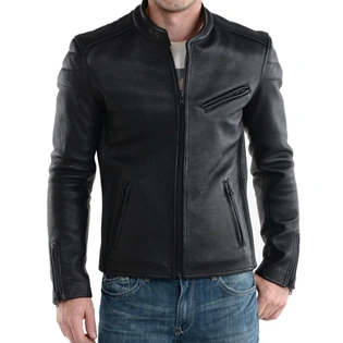 Men's Genuine Leather jacket fully customized