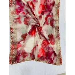 Digital Print With Embroidery Dupatta