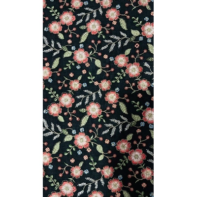 Exclusive floral design Embroidery Allover Fabric