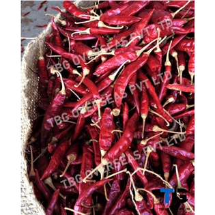 Authentic Red Dry Chilli Pepper S 4/S 334 Sannam Chilli; Superior Quality; Bulk Supply; Best Prices; Whole; With Stem; Without Stem;